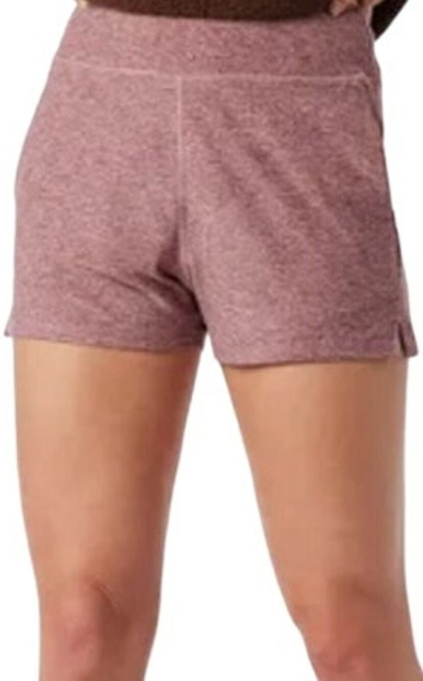 Outdoor Voices CloudKnit 3" Short Pull On Stretch Side Slit Marled Yoga Pink XXS